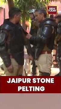 Jaipur Stone Pelting: Police Deployed After Clash Over Encroachment in Chomu