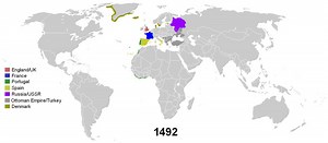 500 years of European colonialism, in one animated map