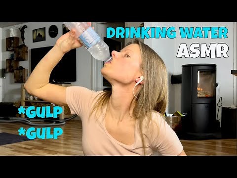 ASMR DRINKING | WATER SOUNDS | NO TALKING