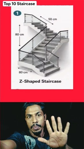 Top 10 Staircase Designs for Modern Homes | Best Stair Types Explained 🏠 #shorts