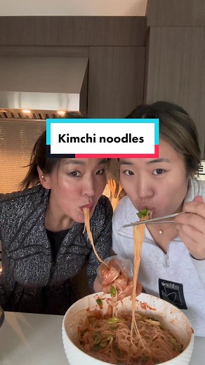 Easy and Delicious Korean Kimchi Noodles Recipe