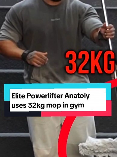 Anatoly's Hilarious Gym Prank with a 32kg Mop