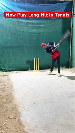Tennis Me Long Six Kese Mare #cricket #shorts