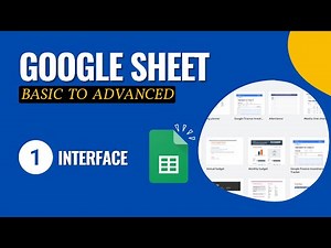 Google Sheet Tutorial for Beginner to Advanced 2026✅The Interface | Class 1