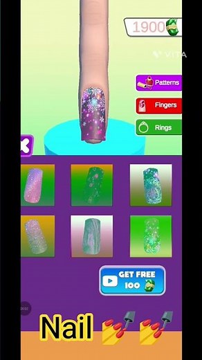 Nail Polish Game 💅 ASMR Makeup Salon | Satisfying Nail Art Design Gameplay