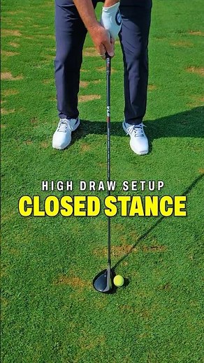 Want a High Draw? Your Feet Position Is the Secret #golf #golfswing #golftips