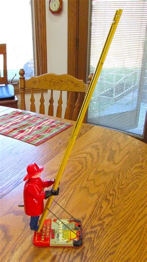 Vintage Marx Climbing Fireman Wind-up Toy 1950s - Etsy