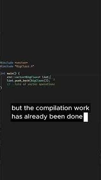 Stop Compiling the Same Vector