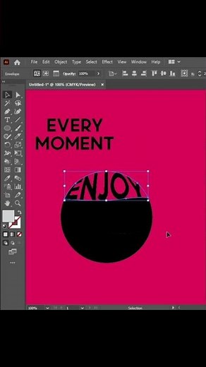 Envelope Distort and Blend tool effect on text in Illustrator