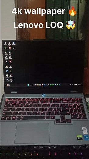 4k wallaper on lenovo loq #shorts #gaming #lenovoloq #rgbsetup #pcgamingsetup #wallpapershorts