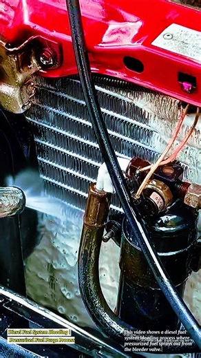 Diesel Fuel System Bleeding | Pressurized Fuel Purge Process