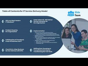 IT Service Delivery Model Powerpoint Presentation Slides