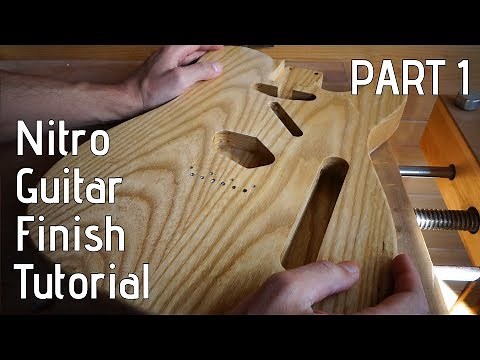Nitro Guitar Finish Tutorial - Part 1: Preparation & Grain Filler
