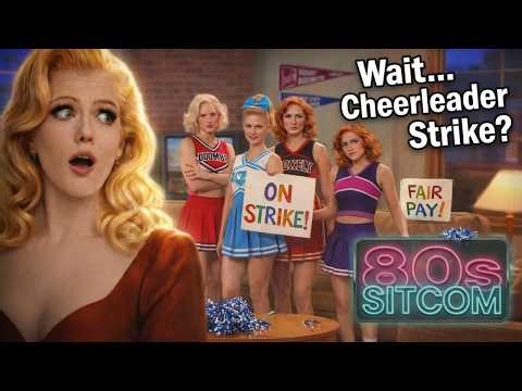 AI 80s Sitcom: The Cheerleaders Went On Strike 😂