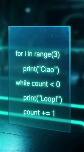 Python: Cicli For e While – Impara a Ripetere il Codice (Episodio 7) #PythonTutorial #CicliForWhile
