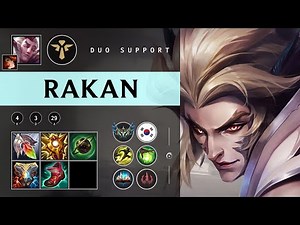 Rakan Support vs Alistar - KR Challenger Patch 25.22