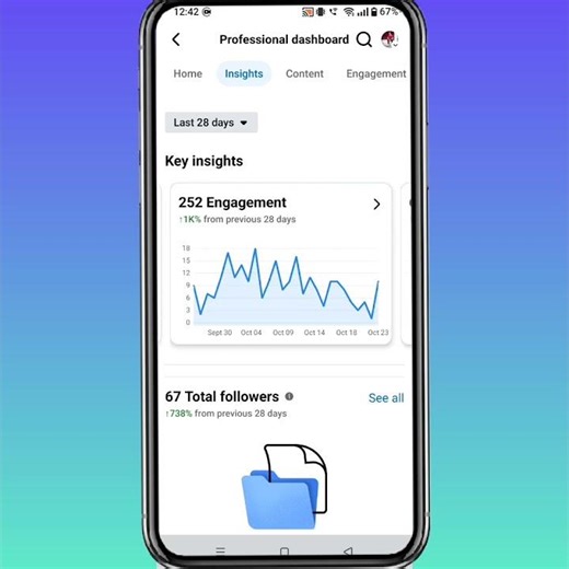 How To View Facebook insights On Mobile #facebook
