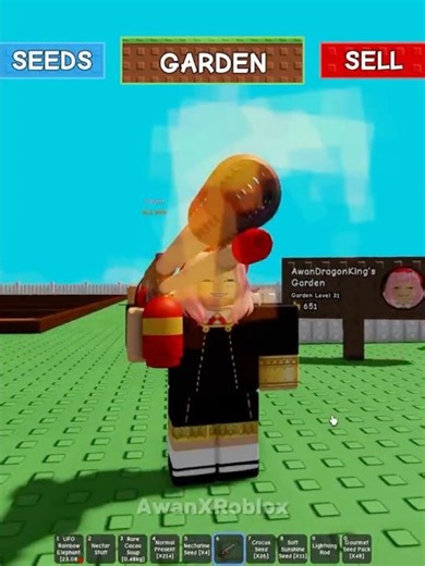 Free Flamethrower #roblox #growagarden