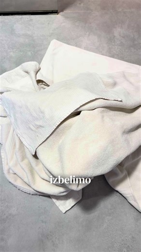 Kako vi bele peškire održavate belima?🤔