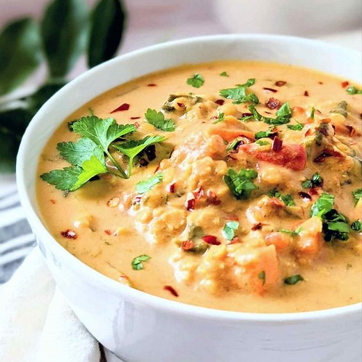 Red Lentil Soup with Coconut Milk Recipe