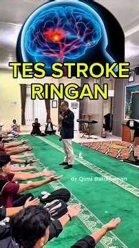 Edukasi Tes deteksi dini STROKE dengan pronator drift test dan Arm Roll Test. #reels #fypシ #tips