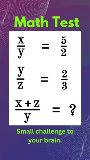 IQ Math Challenge | #trickymaths #matholympiad #maths #iqtest