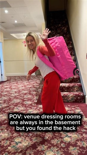 POV: Basement Dressing Rooms 😅 | Travel Hack for Musicians