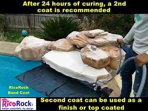 How to repair RicoRock waterfalls with small cracks