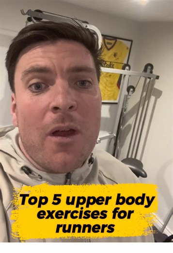Top FIVE upper body exercises for runners 💪 #runningjourney #runningmotivation #beginnerrunning #relatablefitness #fitnesstips