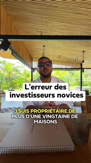 L’ERREUR N°1 DES DÉBUTANTS EN INVESTISSEMENT IMMOBILIER La majorité des débutants font exactement la même erreur 👇 👉 Acheter des biens déjà rénovés. Pourquoi c’est une mauvaise idée ? Parce que quand tu achètes un bien clé en main : ❌ la plus-value a déjà été faite ❌ par le propriétaire avant toi ❌ et c’est toi qui la paies 👉 Il a rénové 👉 Il a créé la valeur 👉 Toi, tu arrives trop tard Résultat ? 📉 Peu de marge 📉 Peu de levier 📉 Peu de richesse créée Un vrai investisseur ne cherche pas 