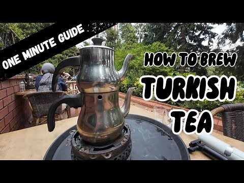 Double Teapot Explained 🍵 Turkish Tea