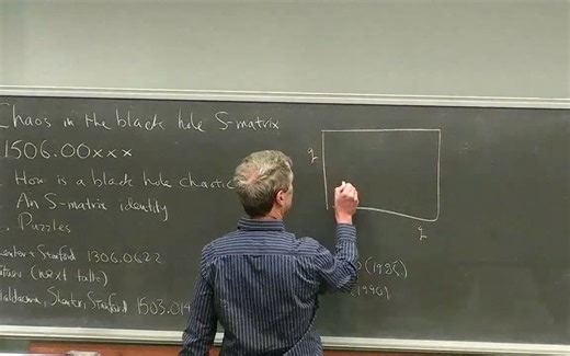 Joe Polchinski - Chaos in the black hole S-matrix