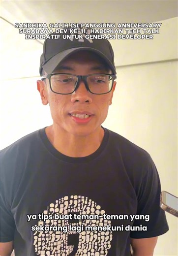 Anniversary Surabaya Dev ke-11 hadirkan Sandhika Galih - WPU #surabayadev #sandhikagalih #untagsurabaya