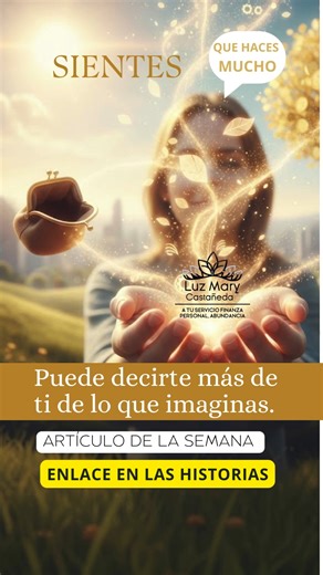 LuzMary | Mentora | cursos Finanza Personal | No es que el dinero no llegue… es que muchas veces no nos permitimos recibirlo. Este artículo no habla de ganar más, habla de soltar el... | Instagram