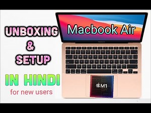 MacBook Air M1 UNBOXING l How to SETUP & Review in Hindi (India) | How to use MacBook Air M1 2020