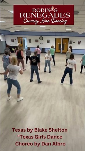 Line Dance to Texas by Blake Shelton