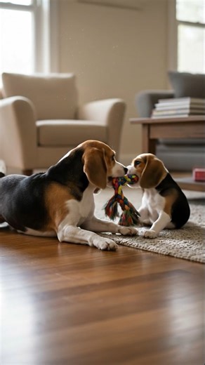 Tiny Kitten and Beagle A Heartwarming Friendship Full of Love #pet #fblifestyle #dogs #petlovers #dogslover #cat #kitten | Pfeiffer