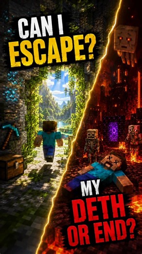 The Chaos Guardian Is Hunting Me #minecraft #shorts #challenge