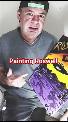 Roswell UFO painting inspiration #ufoart