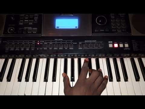 Piano seben tutorial Makossa lesson F#piano