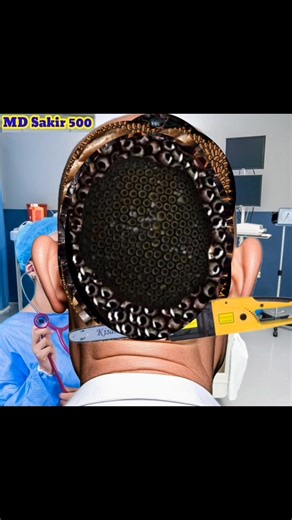 49K views · 157 reactions | Boy's back of head has a relaxing sound infection surgery relaxing #asmrvideo #asmr part 1 | Md Sakir 500 | Facebook