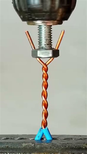DIY Cable Connector Tool Using a Bolt and Drill 🔥