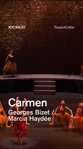 ¡CARMEN LLEGA AL TEATRO COLÓN! 🩰 El sábado 5 de abril, el Ballet Estable, dirigido por Julio Bocca, inaugura la temporada con esta icónica versión de Carmen, basada en la célebre ópera de Georges Bizet. Con coreografía de Marcia Haydée y acompañado por la Filarmónica de Buenos Aires, esta producción promete emoción, danza y pasión. ¡No te la pierdas!​​​🎟️​ Ya podés comprar las entradas para las funciones extraordinarias en www.teatrocolon.org.ar y en Tucumán 1171, de lunes a sábados de 9 a 20 