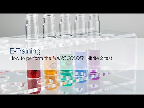 How to perform NANOCOLOR® Nitrite tube tests