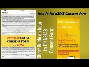 How to Fill NSFAS Consent Form ✊🏻