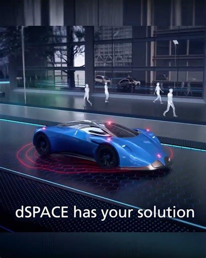 dSPACE has your solution for the development of safe autonomous driving #shorts