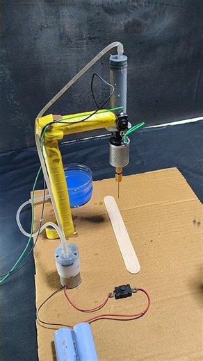 mini hydraulic drill machine #tech #dcmotor #shorts