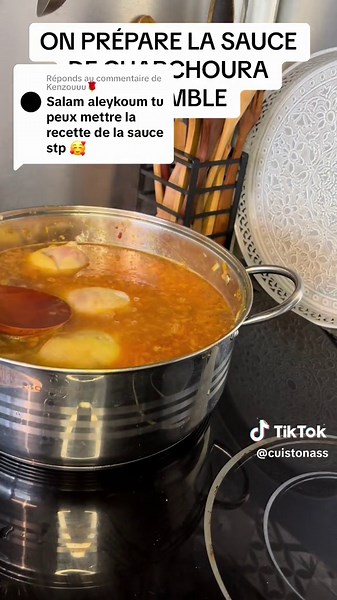 Recette de sauce de charchoura traditionnelle algérienne
