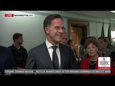 WATCH: NATO Sec-Gen Gives Remarks - 10/22/25