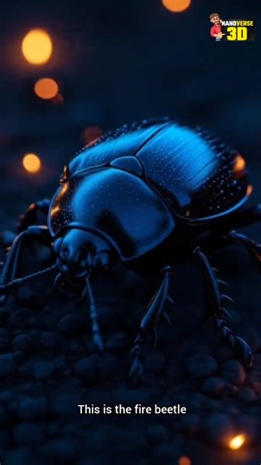 Can a Beetle Really Survive Inside Fire? 🔥🐞 #InsectFacts #NatureMystery #SurvivalScience